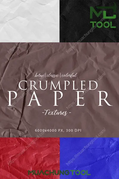 260 Crumpled Paper Textures