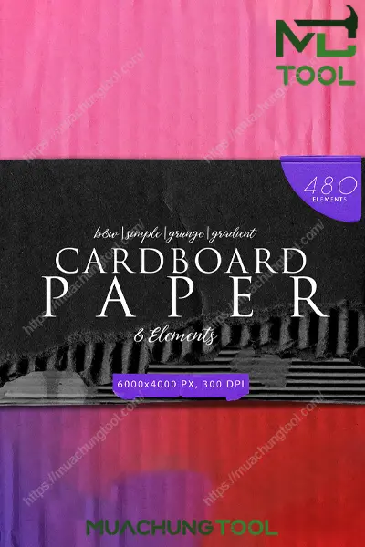 480 Various Cardboard Paper Textures