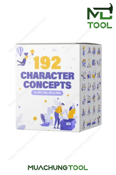 192 Character Concepts Bundle