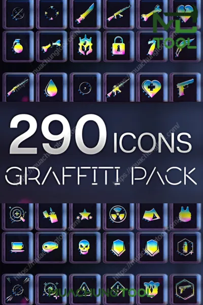 290 Graffiti Icons Pack