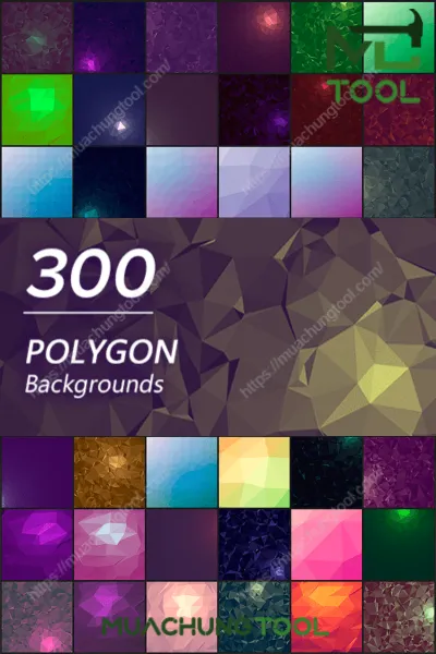 300 Polygon Backgrounds