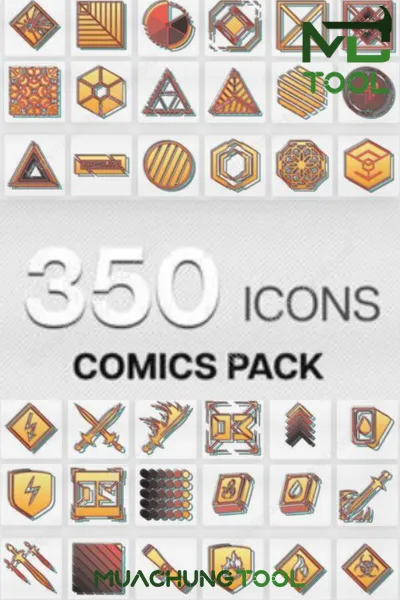 350 Comics Icons Pack