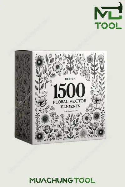 1500 Floral Vector Mega Bundle