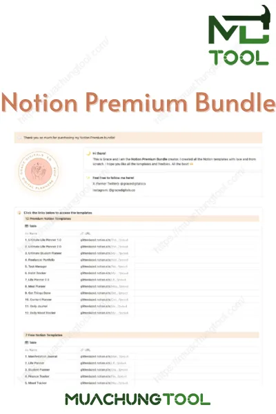Notion Premium Bundle