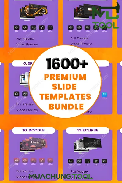1600+ Premium Slide Templates Bundle