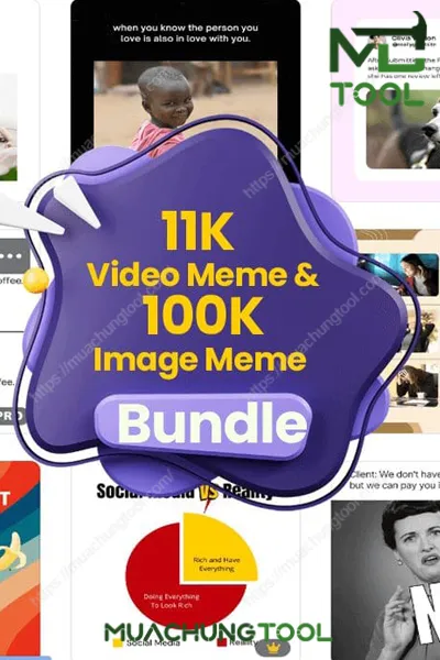 11K Video Meme & 100K Image Meme Bundle