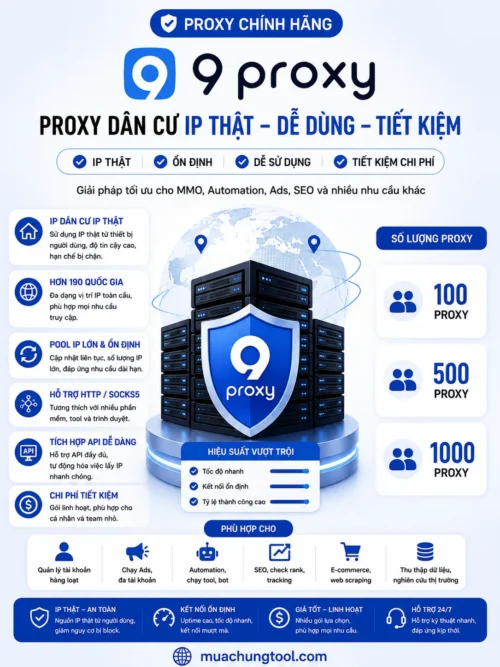9Proxy Giá Rẻ