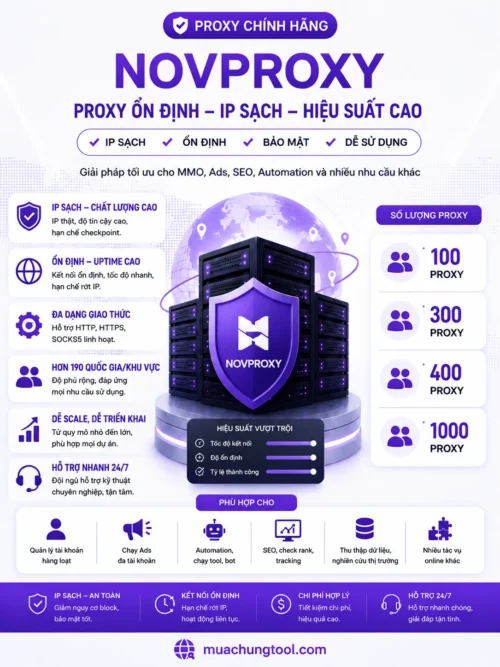NovProxy Giá Rẻ