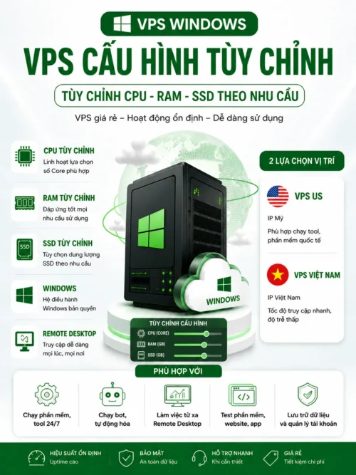 VPS Cấu Hình Tùy Chỉnh